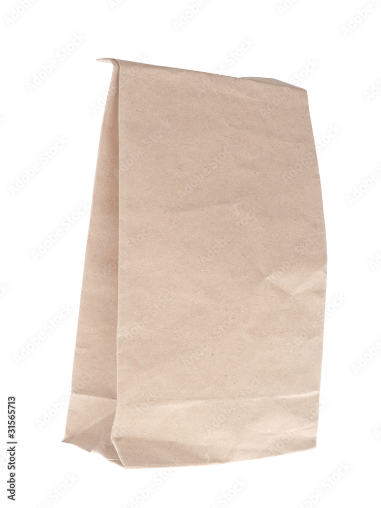 Paper bags on white background Paper bags on white background