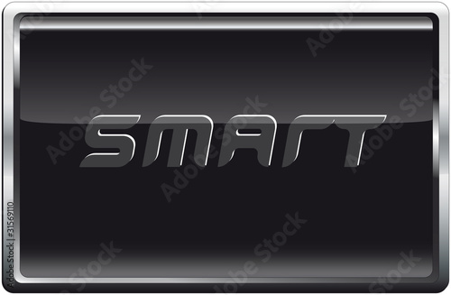 Blackbutton smart grau