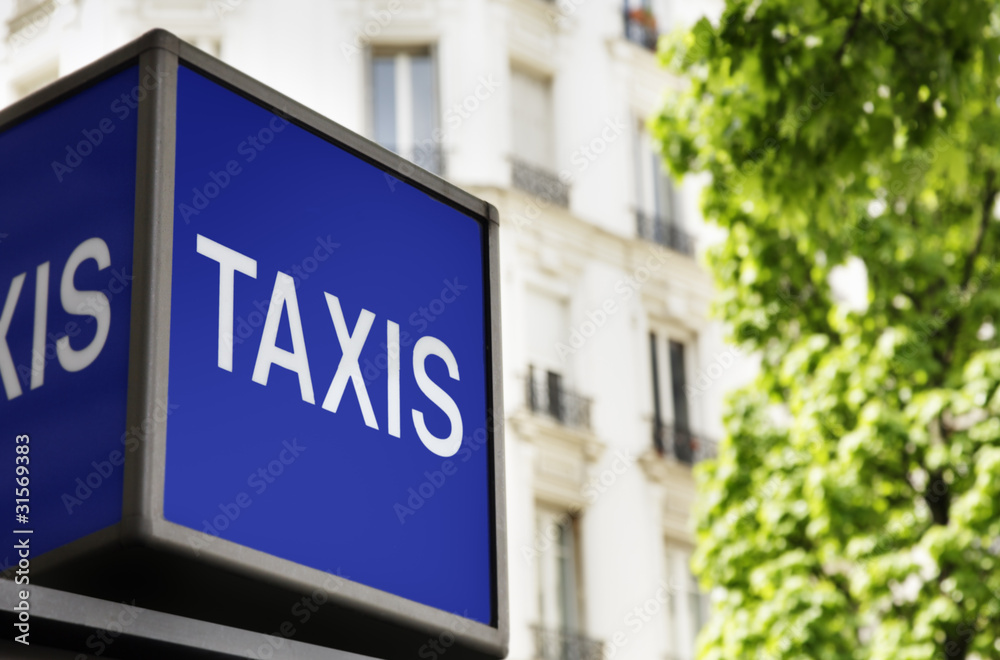 Obraz premium taxischild