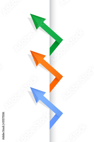 Flechas de colores