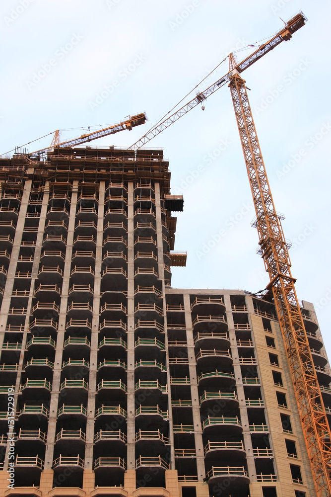 Fototapeta premium Building construction