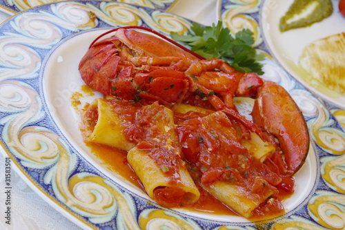 astice e paccheri
