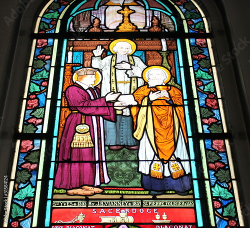 Vitrail de l'église Saint-Honoré d'Eylau à Paris
