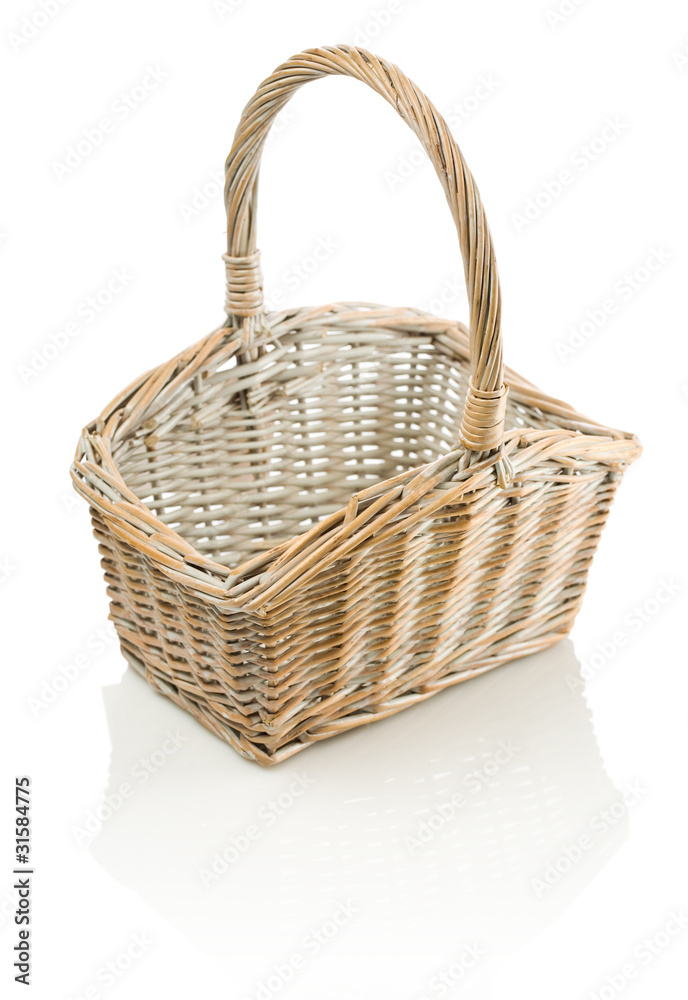 one basket isolated