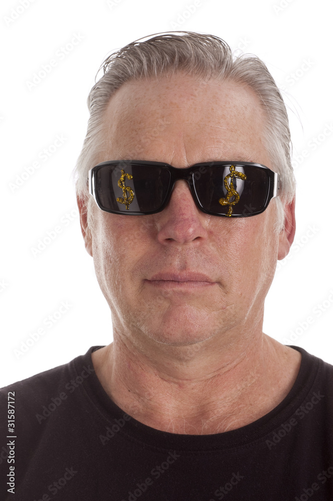 Man in sunglasses Man in sunglasses