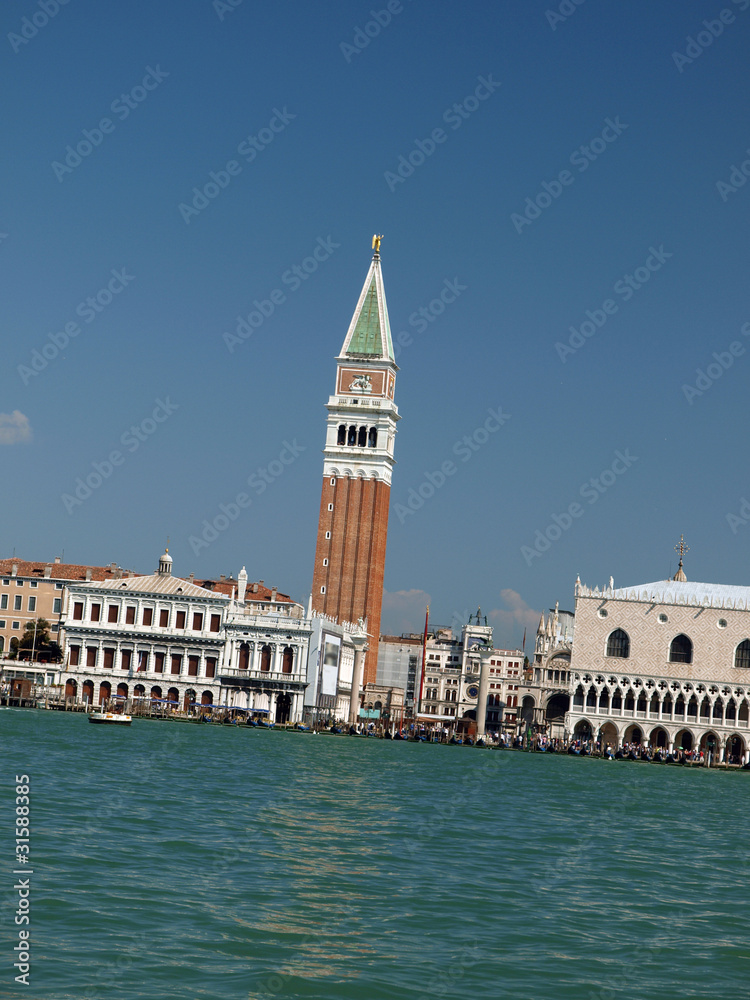 Venice - St. Mark's Square as seen from the San Marco Canal