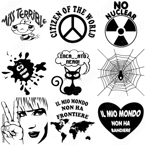 Logo Simbolo Slogan e Clip Art-Symbols and Signs-Vector