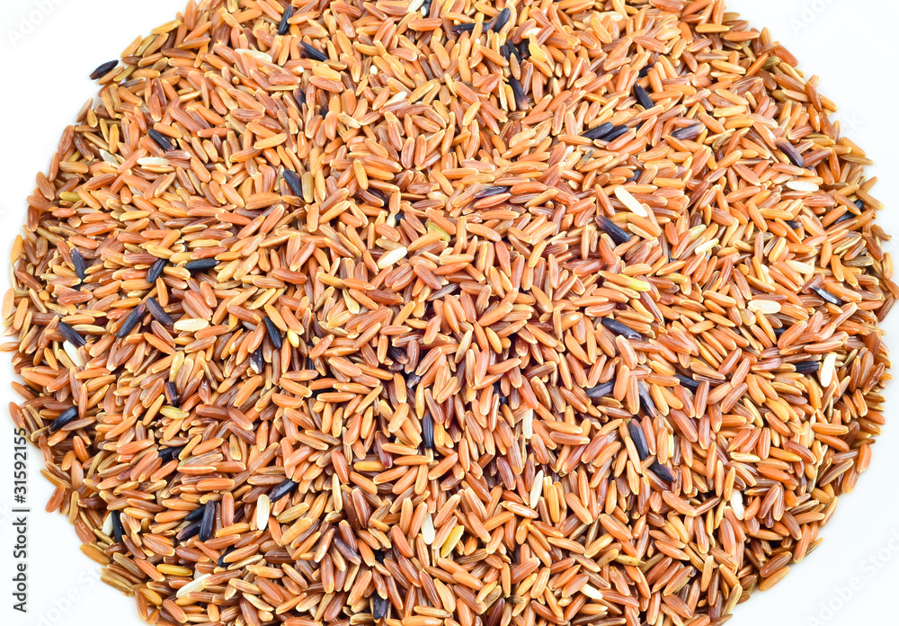 A Pile Of Brown Rice