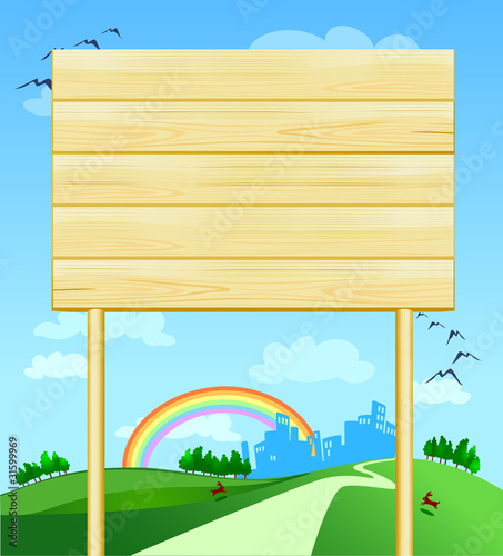 Cartello in legno - Wooden sign