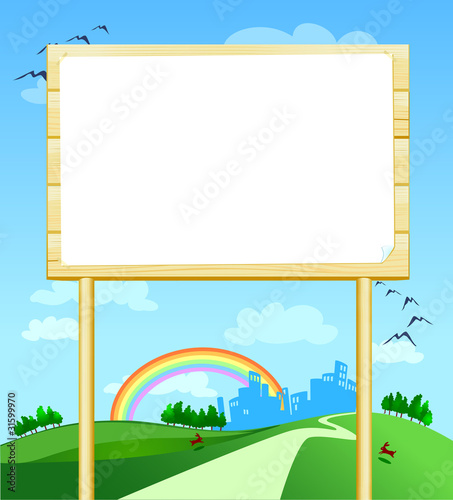 Cartello in legno - Wooden sign