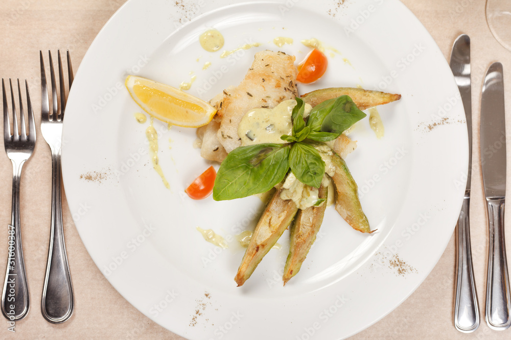 fish with avocado fish with avocado