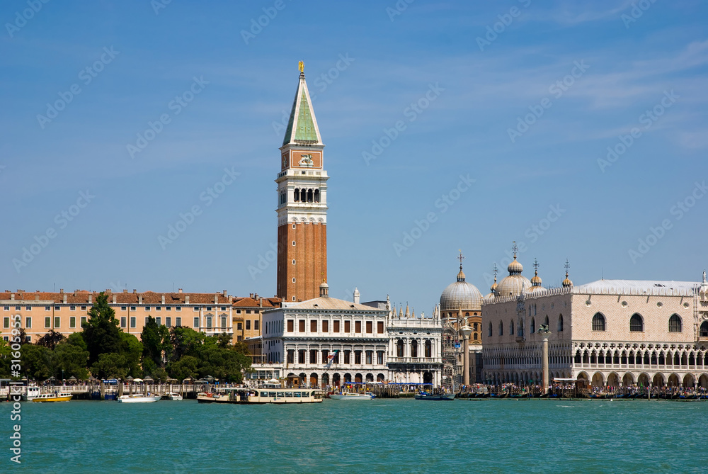 Piazza San Marco with Campanile and Doge Palace