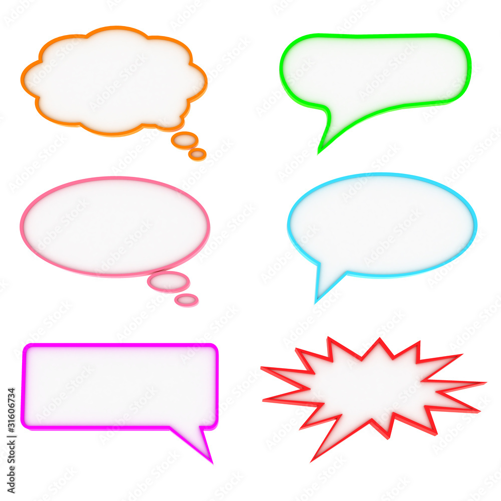 Speech bubbles Speech bubbles