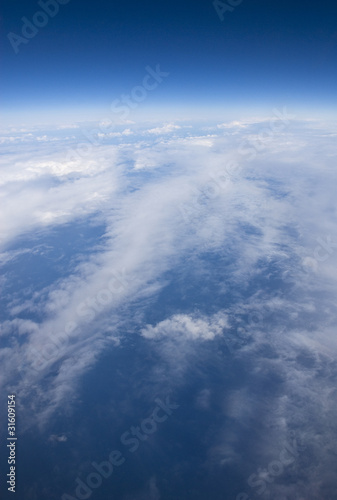 High altitude view of clouds. © marcel