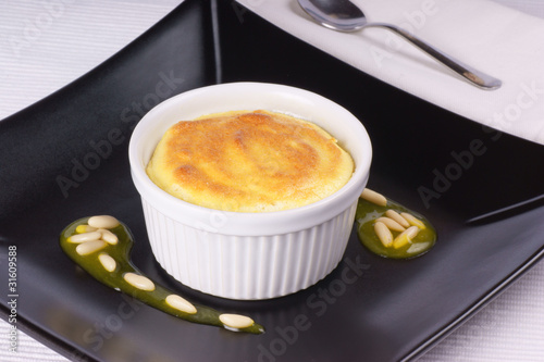Lemon ricotta souffle