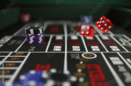 Quadro su tela casino