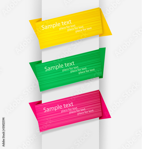 Abstract origami speech bubble vector background