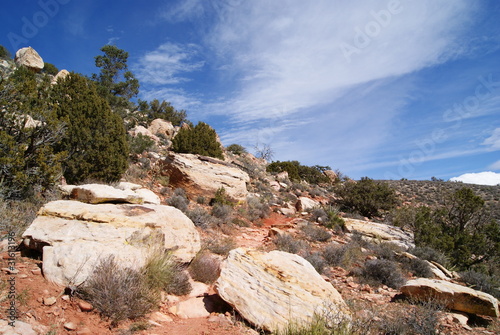 Hiking Trail in Red Rock Canyon