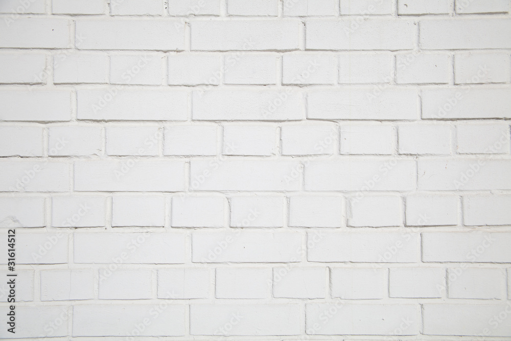 White brick wall