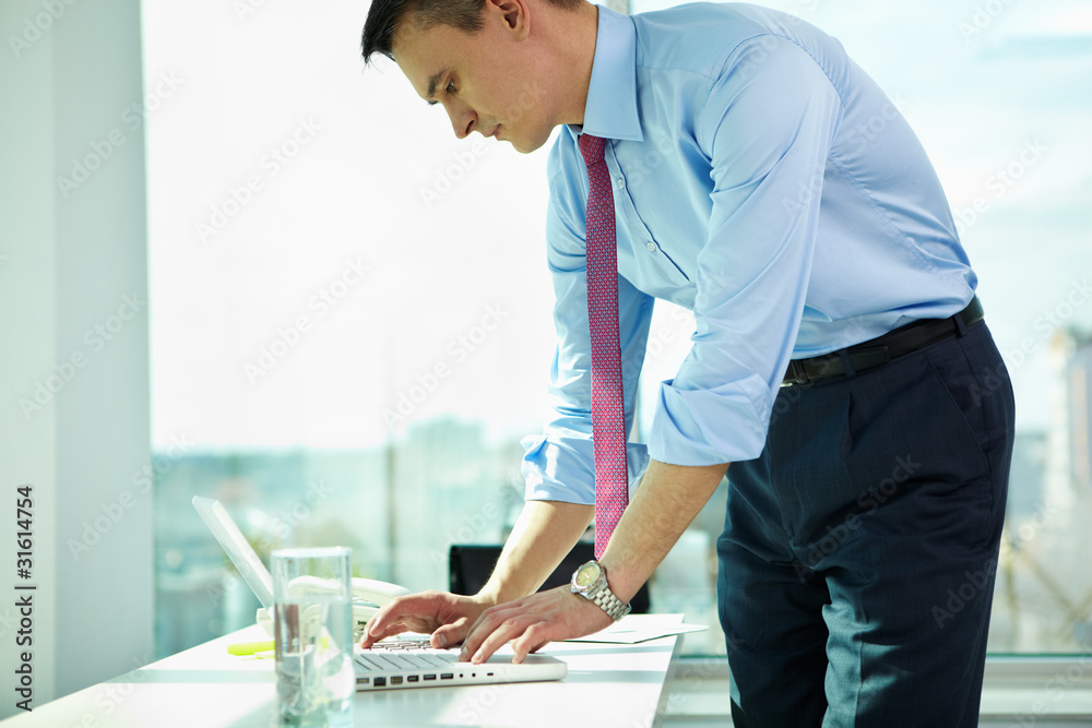 Obraz premium Successful employer