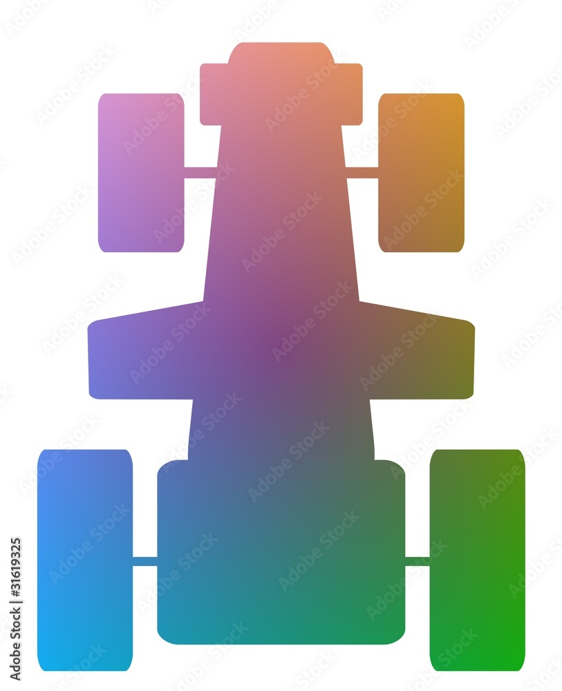 Obraz premium Racing car