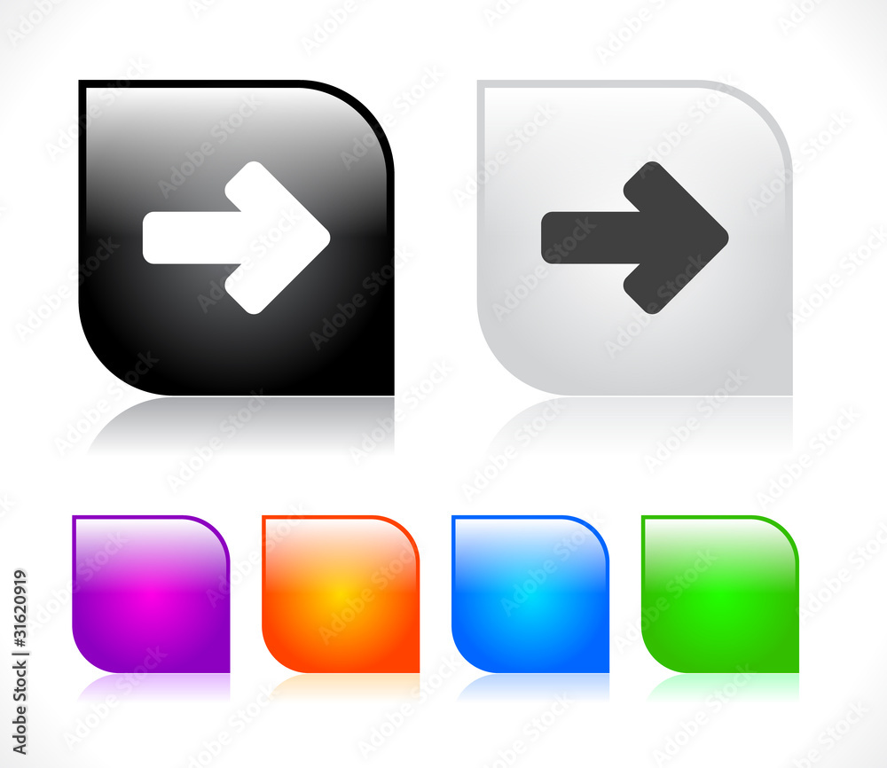 Buttons for web. Vector.