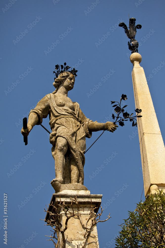 Obraz premium Giardini di Palazzo Borromeo, Isola Bella Lago Maggiore