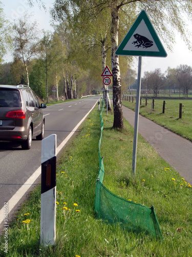 Achtung Krötenwanderung