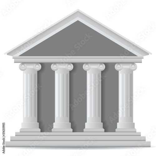 Bank icon, vector eps version 8