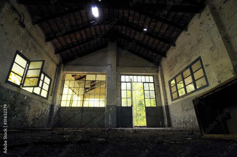 abandoned barracks