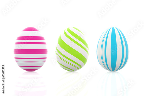 Easter painted eggs