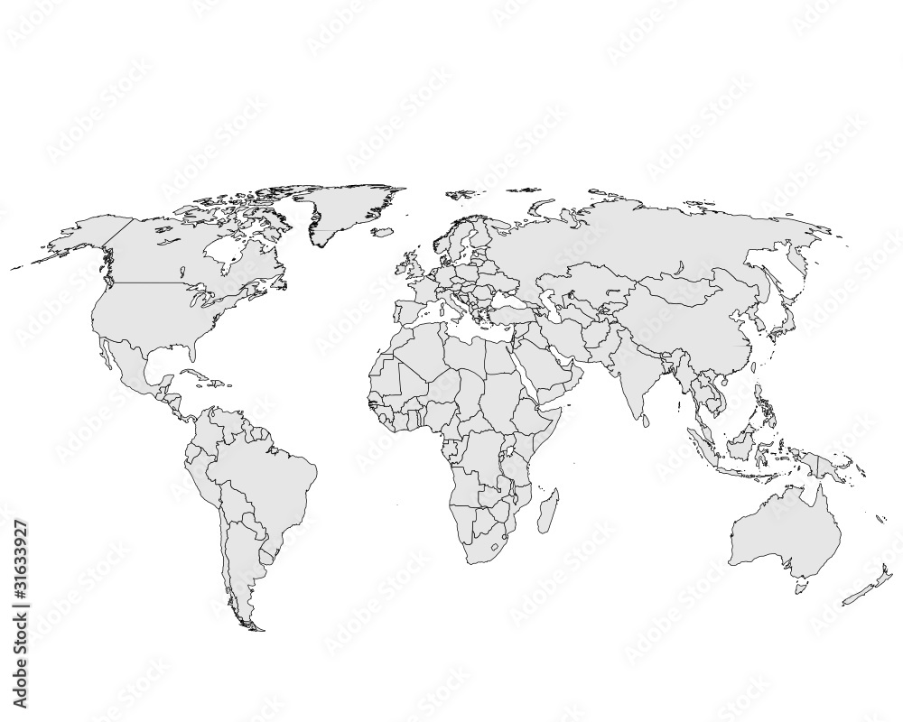 Fototapeta Mapa świata