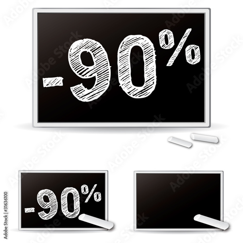 Ardoise promotions -90%