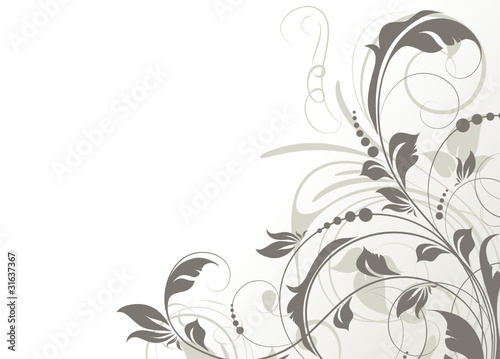 Floral abstract background.