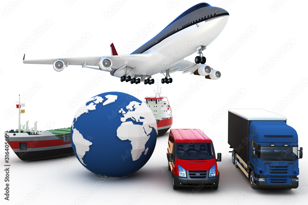 3d global cargo transport concept
