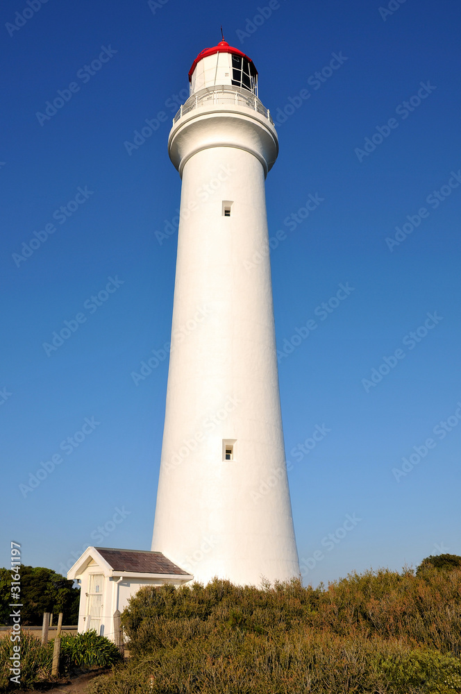 The Split Point Lighthouse on the Great Ocean Road, Australia The Split Point Lighthouse on the Great Ocean Road, Australia