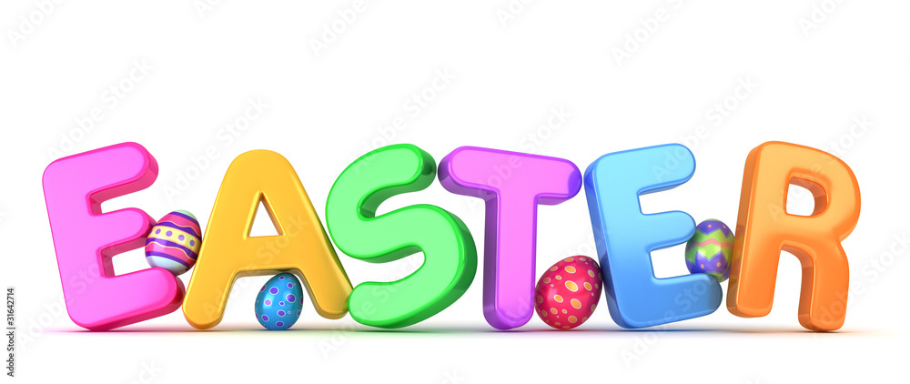 Naklejka premium Easter