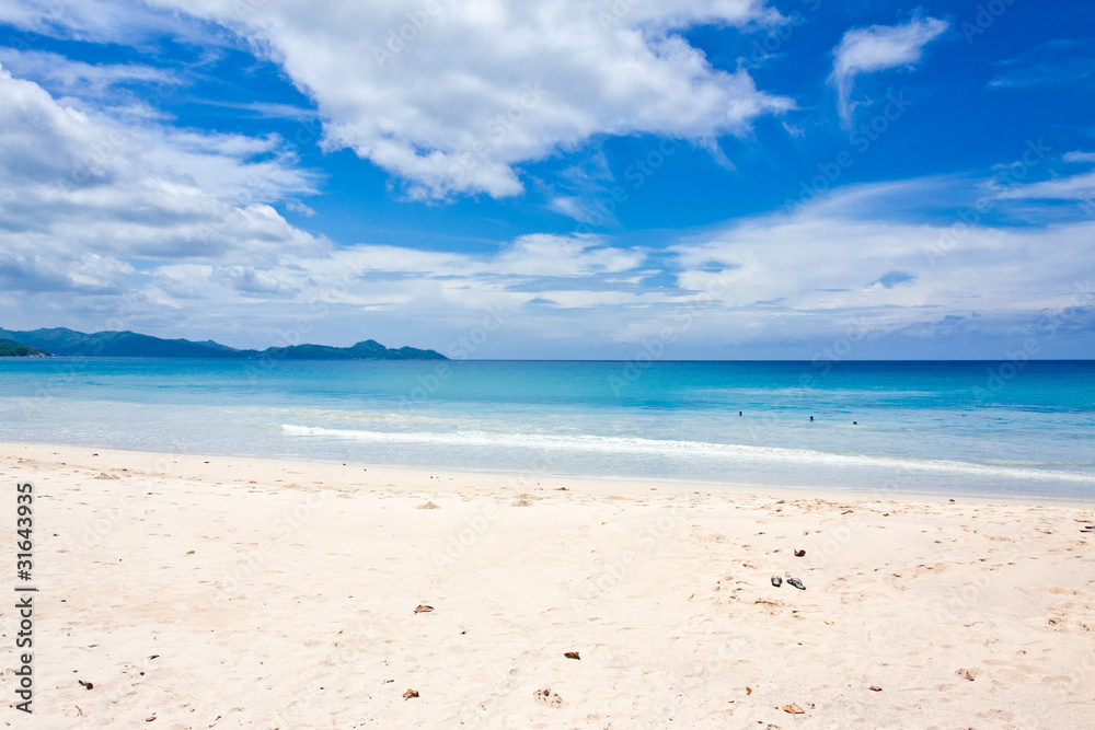 plage de rêve aux Seychelles