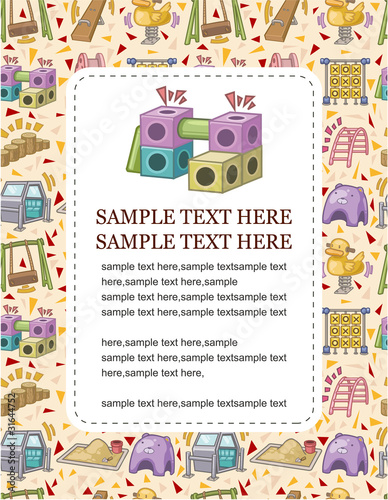 park playground  card