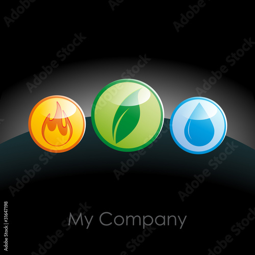 Logo Home energy # Vector