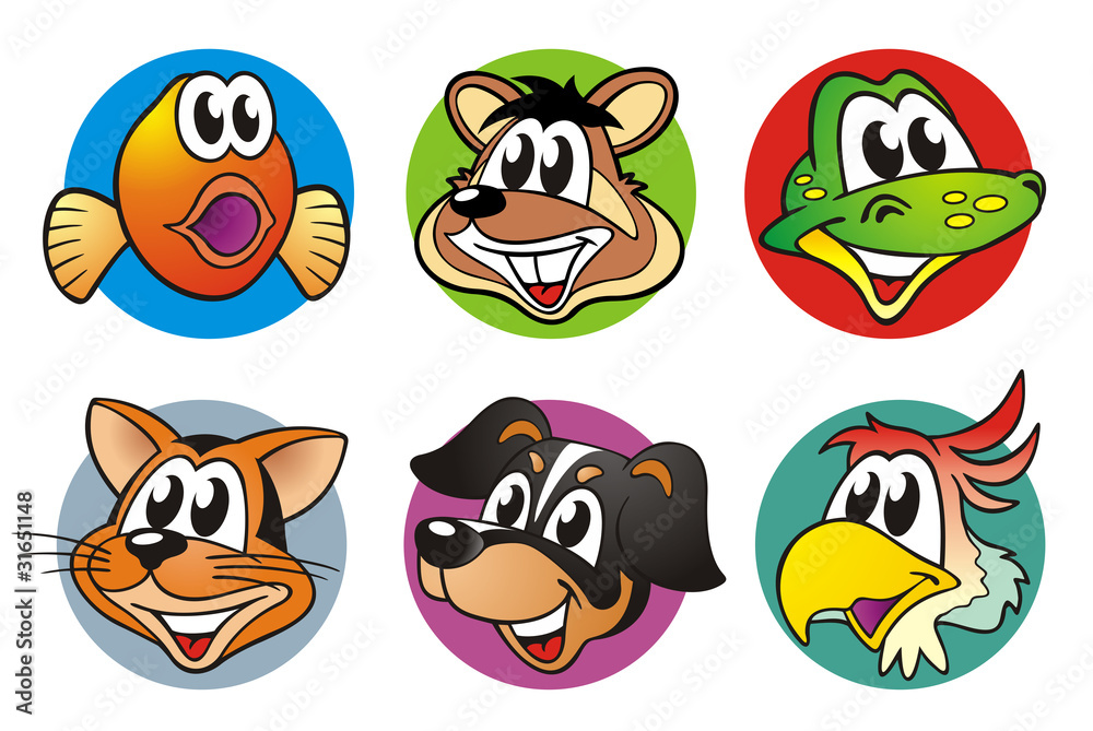 Pet Buttons