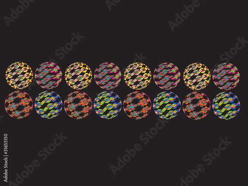 The glass spheres from parallelograms