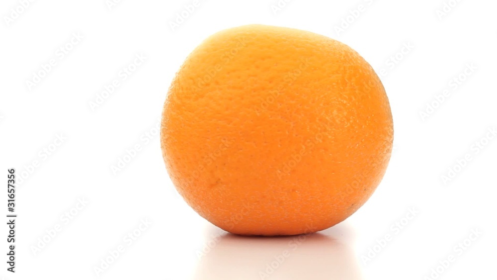 Orange turning on itself
