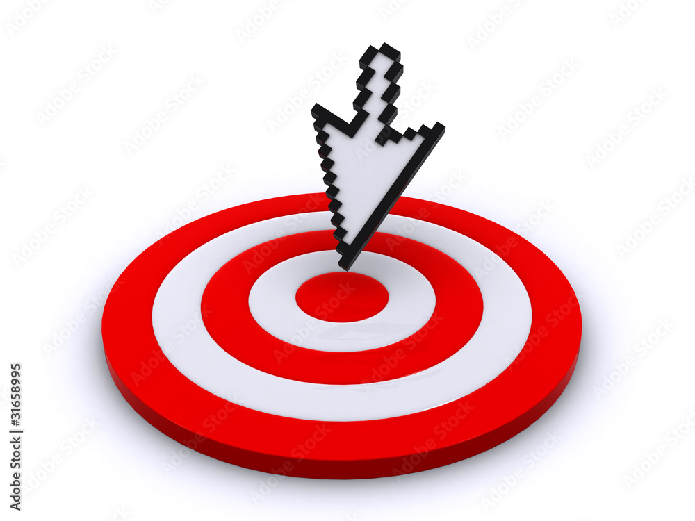 cursor and target