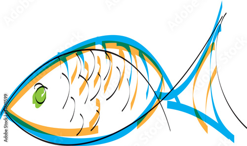 Fish. Vector illustration