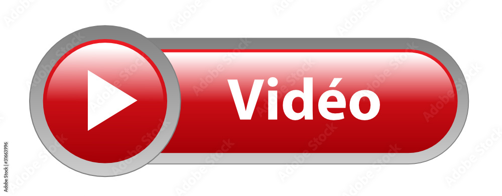 Vecteur Stock Bouton Web VIDEO (lire regarder voir vidéo clip en direct  play) | Adobe Stock