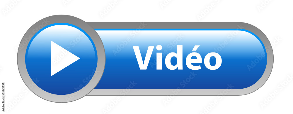Bouton Web VIDEO (lire play regarder clip vidéo en direct média) 素材庫向量圖|  Adobe Stock
