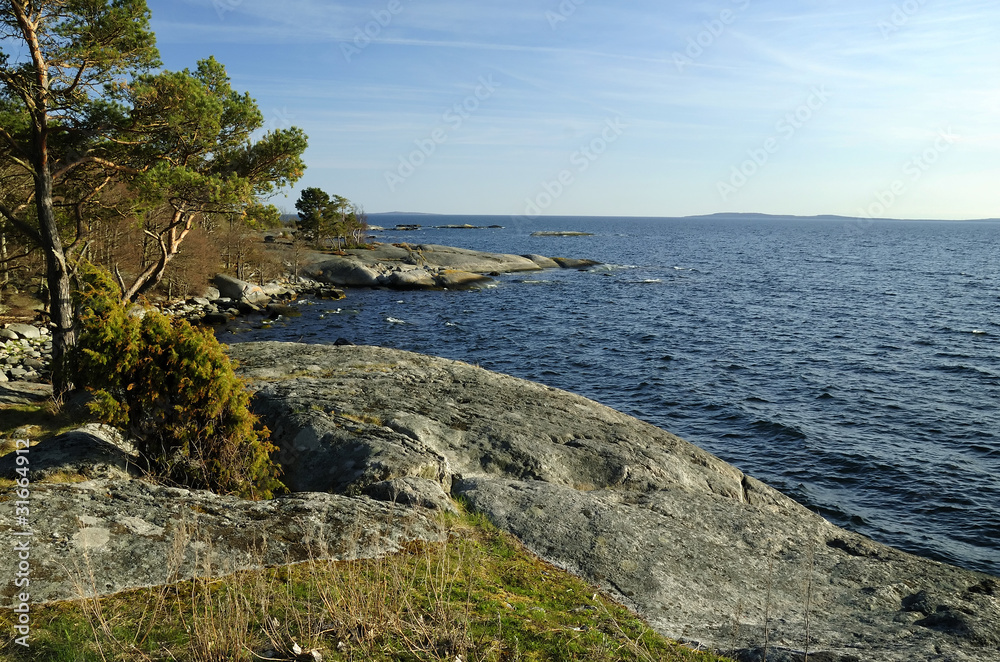 Spring on Swedish coast Spring on Swedish coast