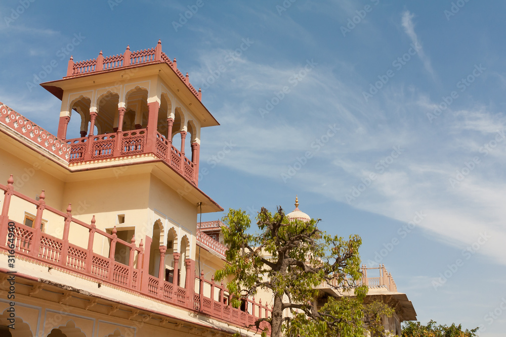 Pałac Miejski, Jaipur, Indie - obrazy, fototapety, plakaty 