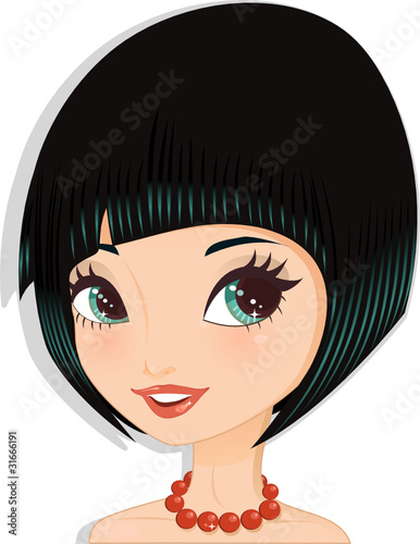 Girl haircut